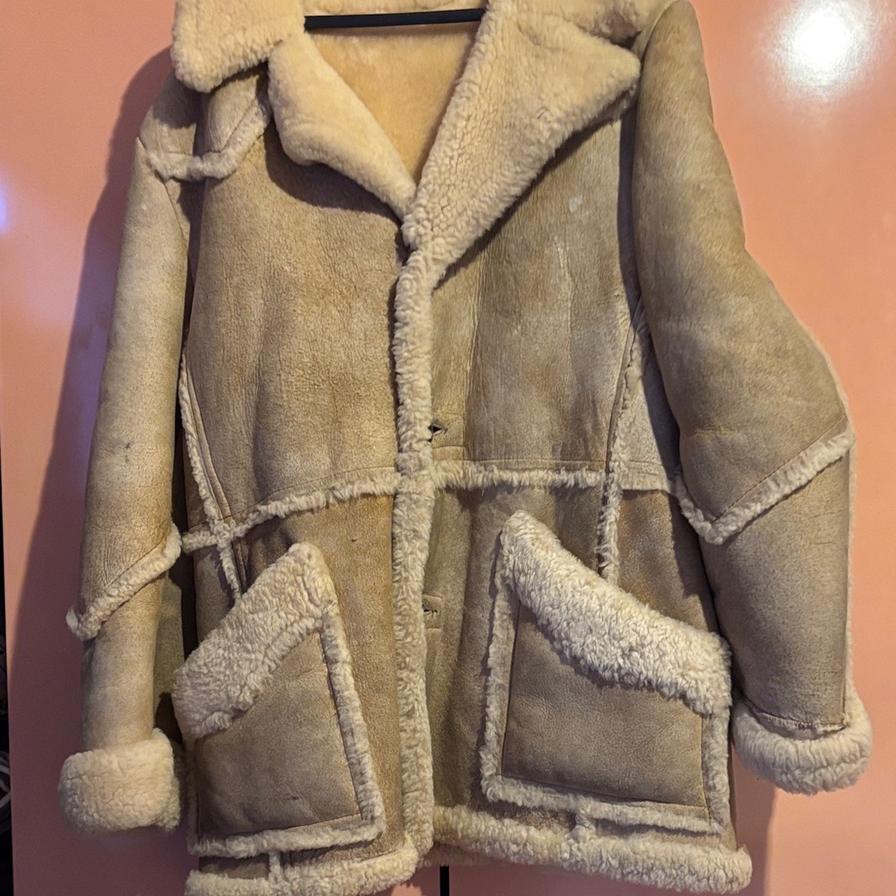 Vintage Men’s Sheepskin Rancher Jacket Size 42